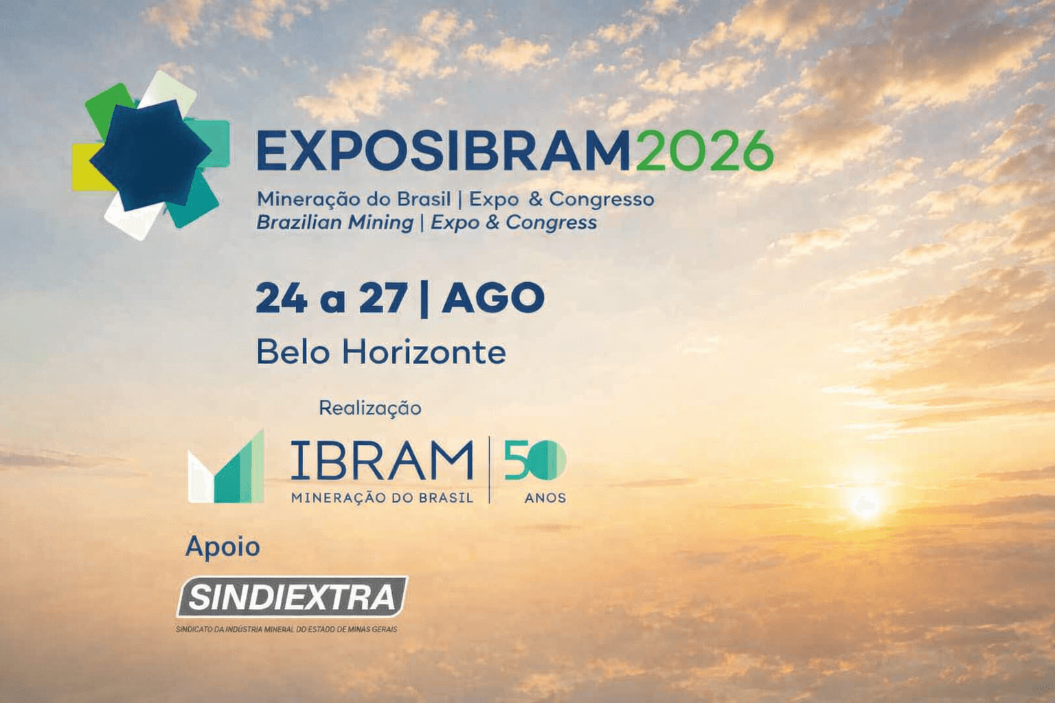 Sindiextra fortalece parceria com a EXPOSIBRAM 2026 por meio de apoio institucional