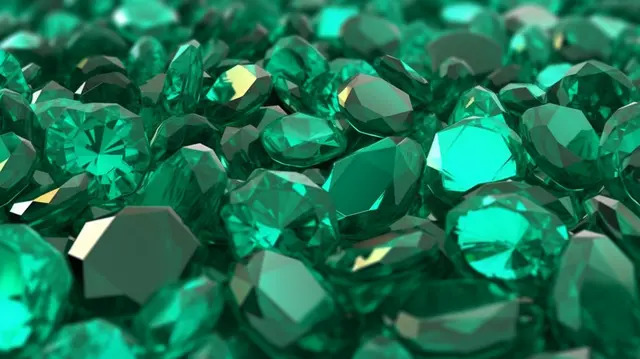 magem de pedras preciosas.